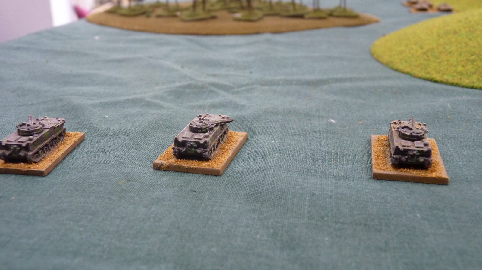 The Chinese 1st platoon advanced to outflank the defenders from the left
